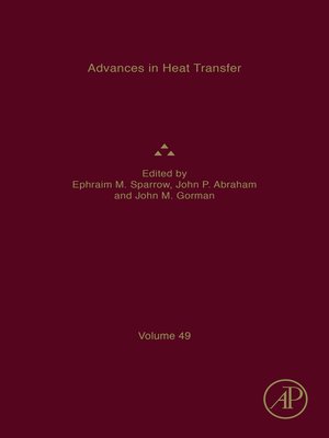 cover image of Advances in Heat Transfer